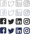 rs Social Media Icons