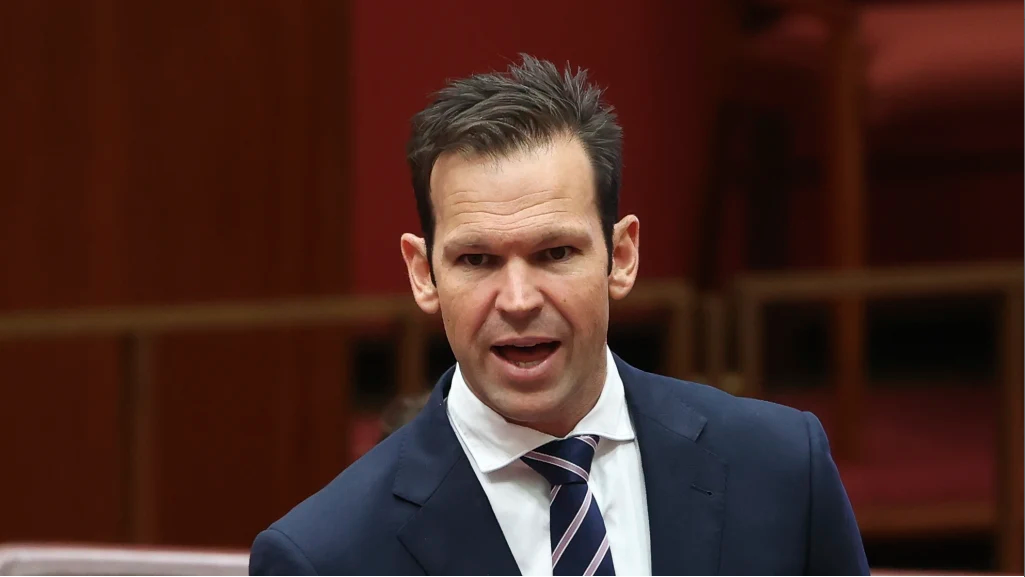 Matt Canavan has likened an Australian government seasonal worker scheme to a cartel. Credit: Alex Ellinghausen