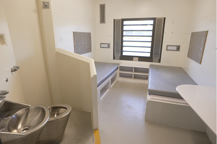 One of the accommodation units at the temporary juvenile facility at Casuarina Prison. (Supplied)