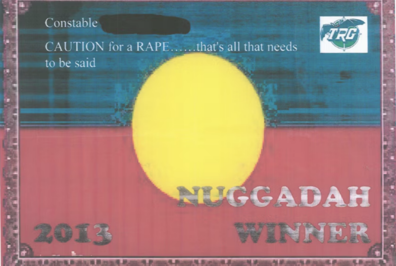 One of the certificates awarded to TRG members. (Supplied: NT Courts)