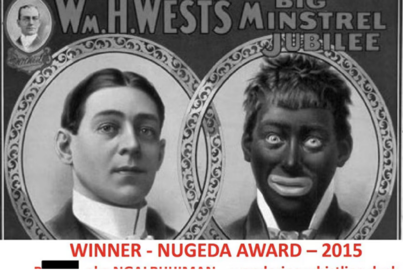 An example of the "Nugedah" Award handed out to members of the TRG in 2015. (Supplied: NT Department of Attorney-General and Justice)