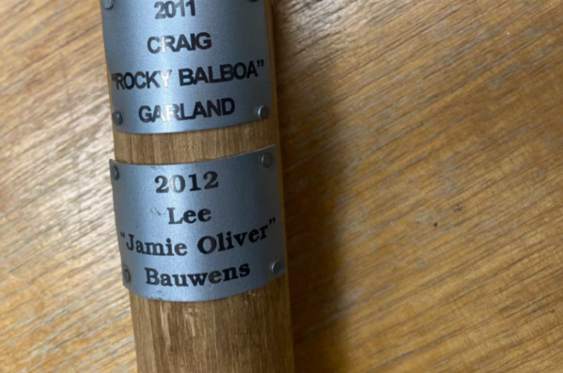 racist-noogadah-award Sergeant Lee Bauwens was the 2012 winner of the so-called Noogadah Award, which was originally given for the "most c*on like behaviour" for cooking sausages while drunk and then falling asleep on a work trip. (Supplied: NT Courts)